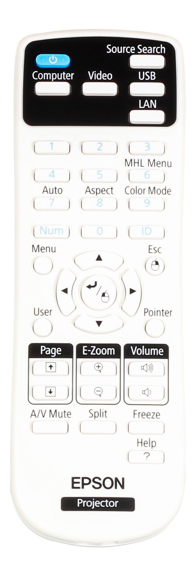 Image of Epson Remote Controller - Approx 1-3 working day lead.