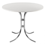 Teknik Bistro Round Table White - 6455WH DD