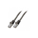 Mercodan Patchkabel KAT6 UTP, Sort, 0,5m, Halogenfri, 2x4xAWG24 LSZH, Polybag, CCA networking cable Black 0.5 m Cat6 U/UTP (UTP) Round