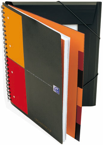 Oxford Meetingbook writing notebook 160 sheets Orange