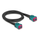 DeLOCK Cable HDMTD Z quad jack to HDMTD Z quad jack 1 m IP67 Protection Class
