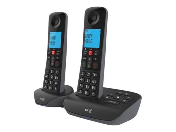 Image of British Telecom D93LWS00 DECT telephone Caller ID Black