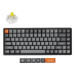 Keychron K2 Max keyboard Universal USB + RF Wireless + Bluetooth QWERTY UK English Black, Grey