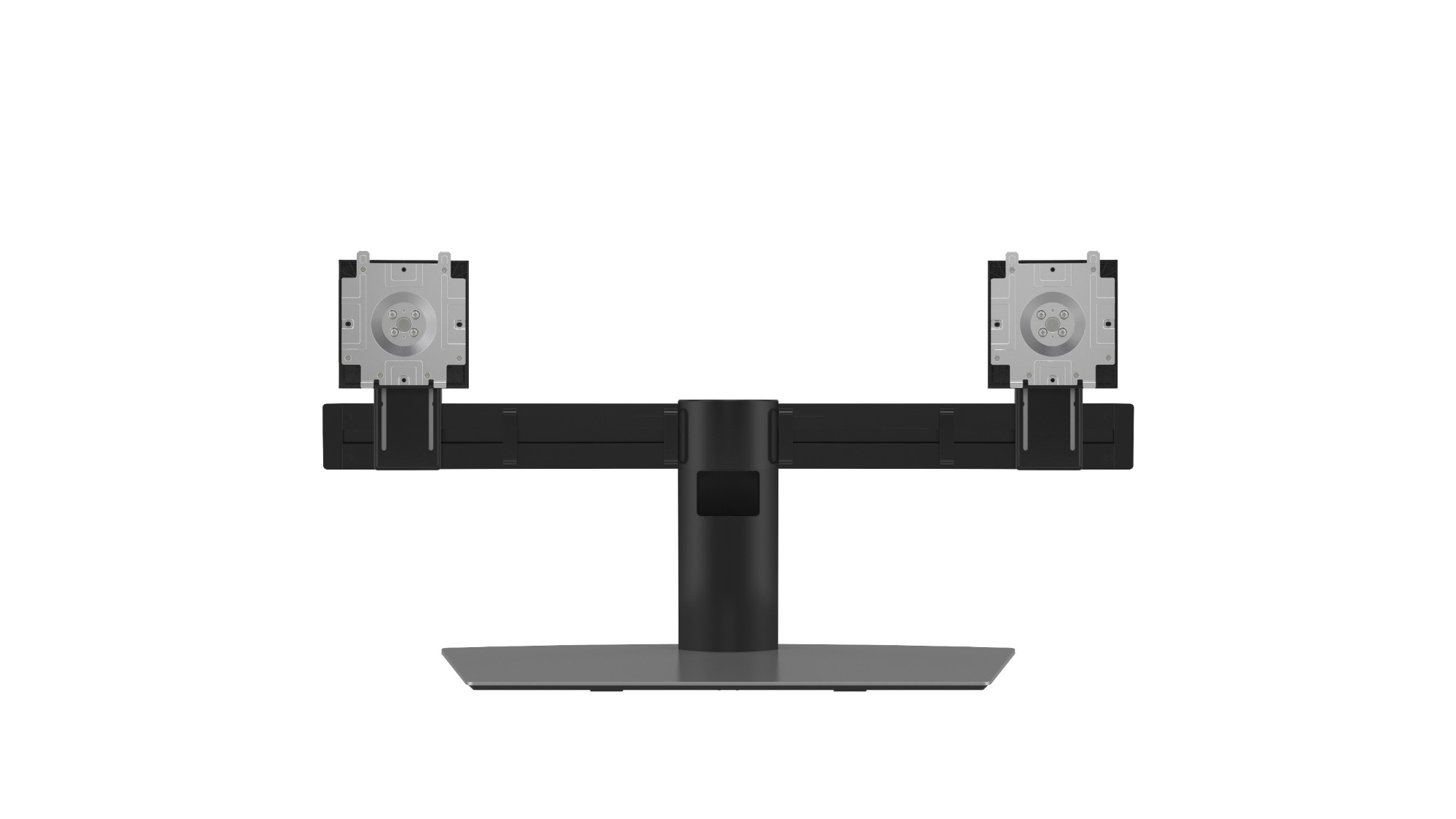 DELL Dual Monitor Stand 68.6 cm (27") Aluminum, Black, 141 in