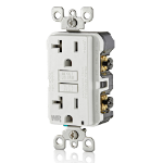 Leviton GFWT2-W socket-outlet NEMA 5-20R White