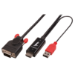 Lindy 3m HDMI to VGA Cable