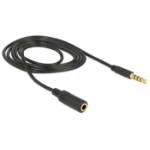 DeLOCK 84666 audio cable 1 m 3.5mm Black