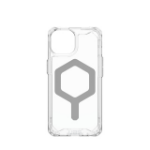 Urban Armor Gear Plyo Magsafe mobile phone case 15.5 cm (6.1") Cover Silver, Transparent