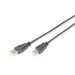 Digitus USB 2.0 connection cable, USB A to USB B