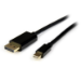 StarTech.com 4m (13ft) Mini DisplayPort to DisplayPort 1.2 Cable - 4K x 2K UHD Mini DisplayPort to DisplayPort Adapter Cable - Mini DP to DP Cable for Monitor - mDP to DP Converter Cord