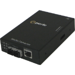 Perle 10/100 Fast Ethernet, 10/100Base-TX - 100Base-EX, 1310nm, single mode, SC, UK Power Cord