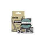 Epson Matte Tape – Clear/White 12mm(8m) – LK-4TWJ