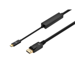 Monoprice 47793 video cable adapter 72" (1.83 m) USB Type-C DisplayPort Black