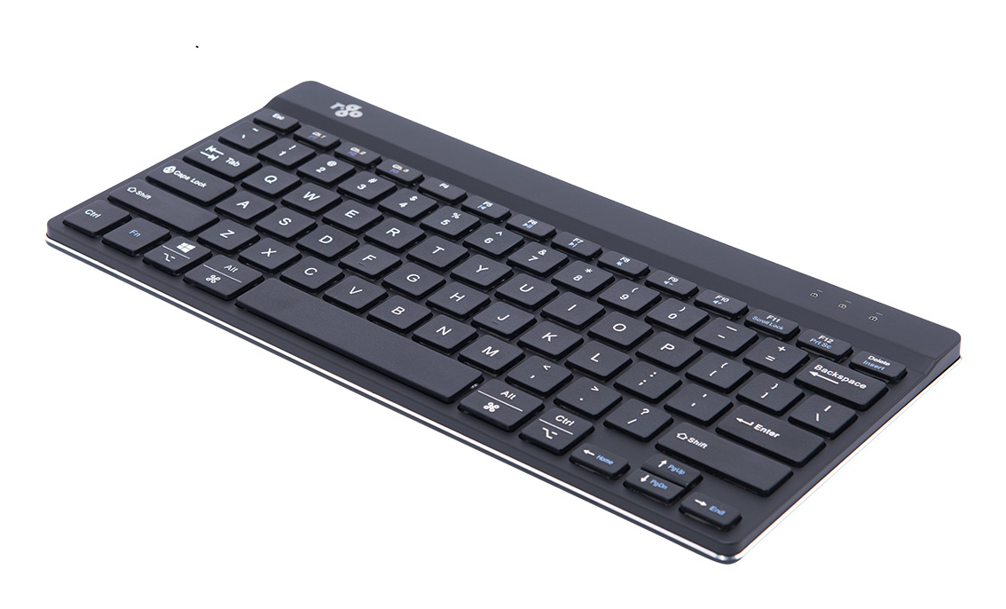 R-Go Tools Ergonomic keyboard R-Go Compact Break, compact keyboard with break software, QWERTY (US), Bluetooth, black