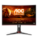 AOC G2 C24G2U/BK pantalla para PC 59,9 cm (23.6") 1920 x 1080 Pixeles Full HD LED Negro, Rojo
