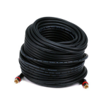 Monoprice 5872 coaxial cable 1200" (30.5 m) RCA Black