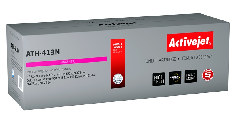 Activejet ATH-413N toner (replacement for HP 305A CE413A; Supreme; 2600 pages; magenta)