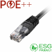 Cablenet 3m Cat6 RJ45 Black U/UTP PVC 24AWG Flush Moulded Booted Patch Lead (PK 100)