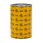 Zebra 6200 Resin thermal ribbon 2952.8" (75 m) Black