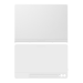 Samsung EF-BX810PWEGWW tablet case 31.5 cm (12.4") Flip case White