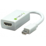 Techly 304239 video cable adapter 0.15 m Mini DisplayPort HDMI White