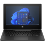 HP Fortis x360 11 G11 Intel® N N100 Laptop 29,5 cm (11.6") Touchscreen Full HD 8 GB LPDDR5-SDRAM 128 GB eUFS Wi-Fi 6E (802.11ax) Windows 11 Pro Zwart