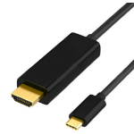 JLC N92 Type C (Male) to HDMI (Male) Cable- 1.8M - Black