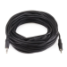 Monoprice 647 audio cable 598.4" (15.2 m) 3.5mm TRS Black