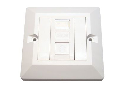 Cables Direct UT-8701 wall plate/switch cover White