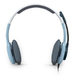 Logitech H250 Headset Wired Head-band Office/Call center Blue