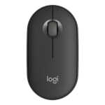 LOGITECH Pebble M350S Wireless Optical Mouse Graphite 1000 dpi  Bluetooth Low Energy