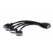 Matrox CAB-L60-4XAF video kabel adapter 0,3 m VGA (D-Sub) Zwart