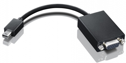 Photos - Cable (video, audio, USB) Lenovo 03X6402 video cable adapter 0.172 m mini-DisplayPort VGA Black 