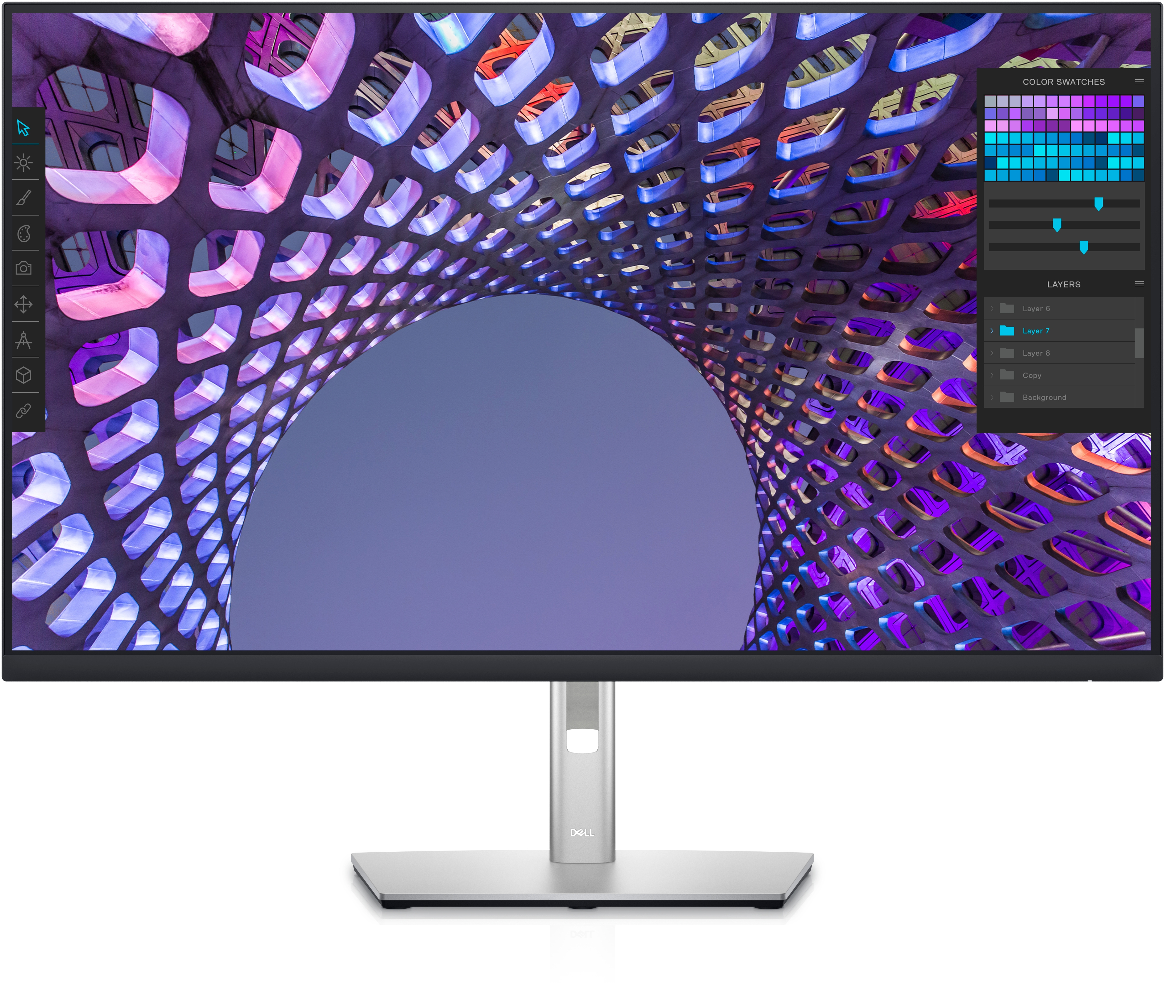 Image of DELL P Series P3223QE computer monitor 80 cm (31.5") 3840 x 2160...