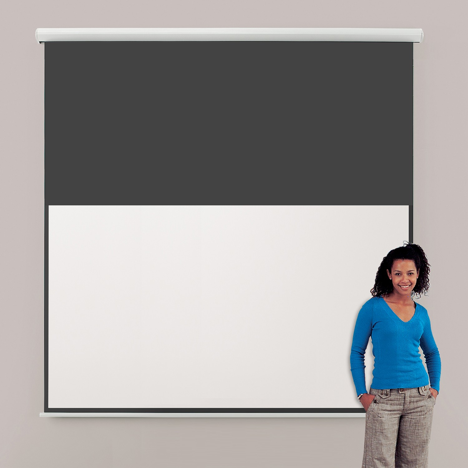 Metroplan Eyeline Design Electric Screen - 1438x2300mm (HxW) - Widescr