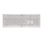 CHERRY KC 1000 clavier USB AZERTY Belge Gris