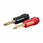 Monoprice 21917 wire connector Banana Black, Gold, Red