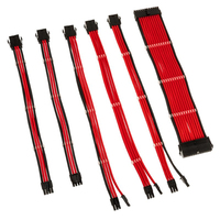 Image of Pro Gamersware Core Adept Braided Cable Extension Kit - Red - 0.35...
