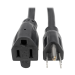 Tripp Lite P024-010 power cable Black 120.1" (3.05 m) NEMA 5-15P NEMA 5-15R