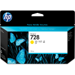 HP F9J65A/728 Ink cartridge yellow 130ml for HP DesignJet T 730/830