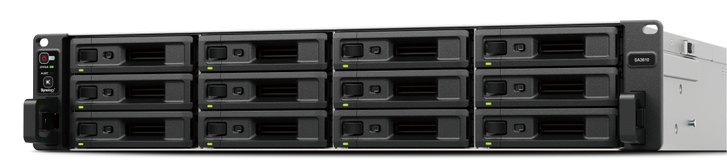 Image of Synology SA SA3410 NAS/storage server Rack (2U) Ethernet LAN...