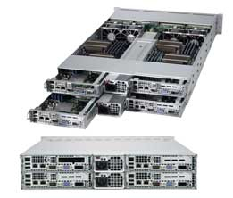 Supermicro 2022TG-H6IBQRF AMD SR5690 Socket G34 Rack (2U) Black