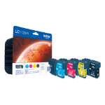 Brother LC1100HYVALBP inktcartridge 4 stuk(s) Origineel Zwart, Cyaan, Magenta, Geel