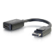 C2G 8in DisplayPortTM Male to HDMI Female Adapter Converter - Black