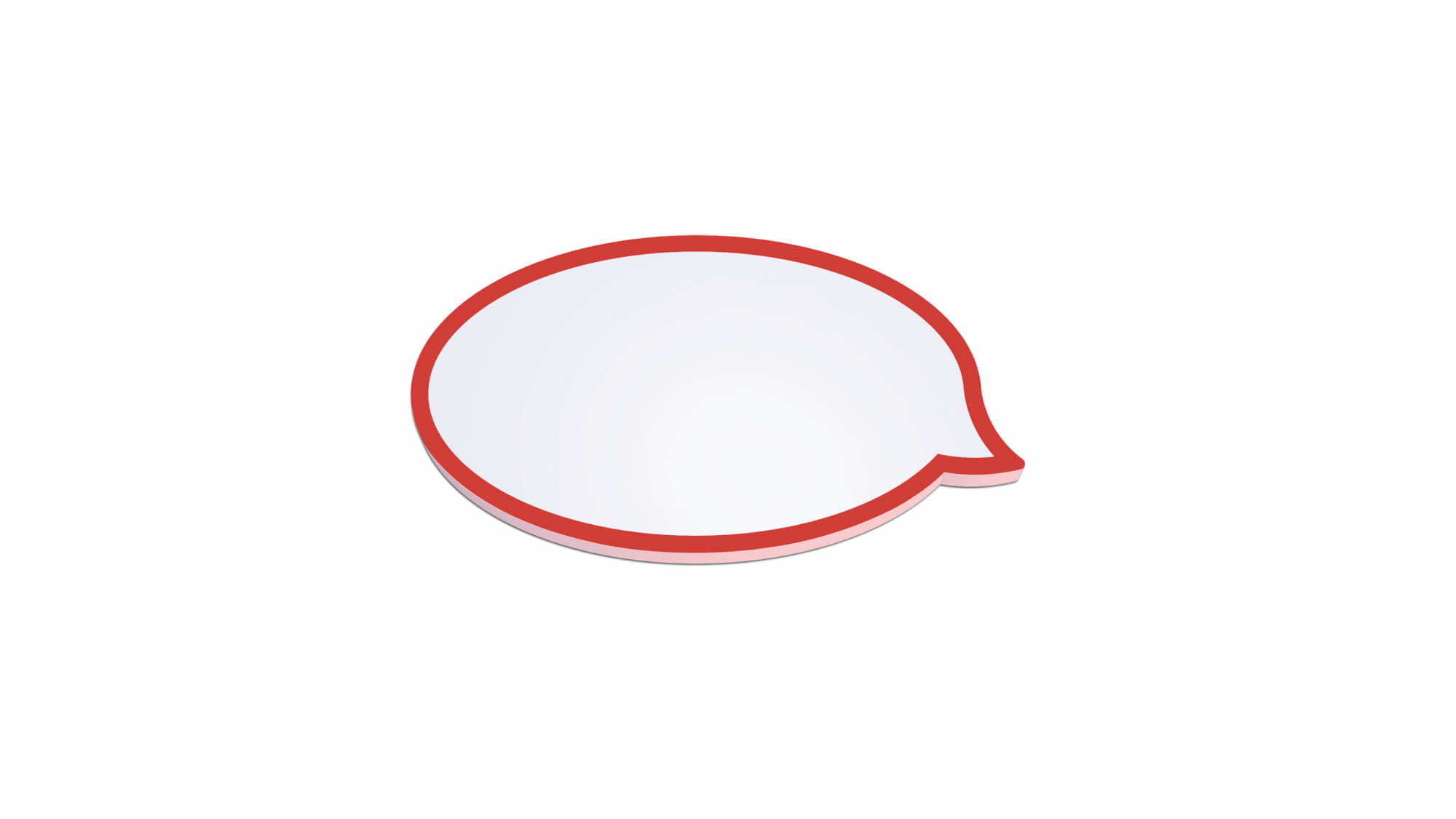 EU Product - Moderationskarten Sprechblase, 11 x 19 cm, 50 St./Pack thumbnail