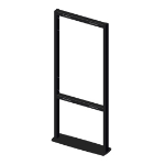 Unicol ODS55BD signage display mount Black