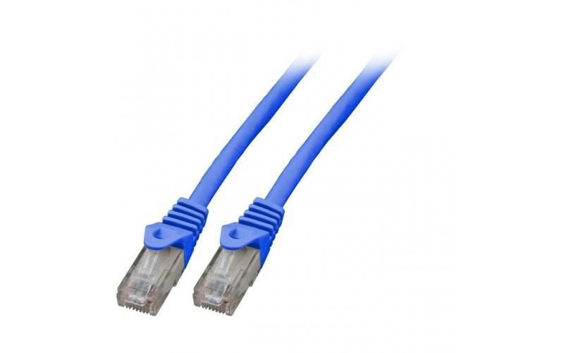 Mercodan Patchkabel KAT6 UTP. Blå. 2.0m. Halogenfri. 2x4xAWG24 LSZH. P