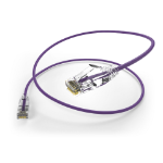 UNC CS6A-12F-PUR networking cable Purple 143.7" (3.65 m) Cat6a