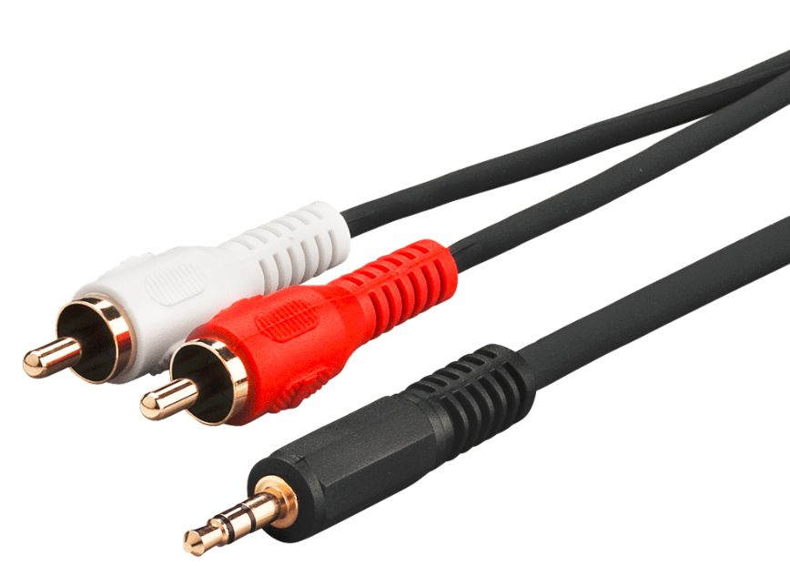 Microconnect Black Audlc5g Audio Cable 5 M 3.5Mm 2 X Rca