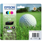 Epson C13T34664010/34 Ink cartridge multi pack Bk,C,M,Y 6,1ml + 3x4,2ml Pack=4 for Epson WF-3720